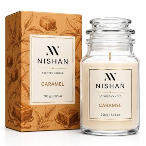 Ароматична свічка Nishan Caramel 200г