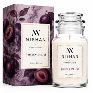 Ароматична свічка Nishan Smoky Plum 200г