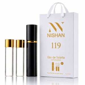 Парфюми NISHAN №019 – 3х15 мл, у подарунковій упаковці