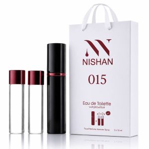 Парфюми NISHAN №015 – 3х15 мл, у подарунковій упаковці